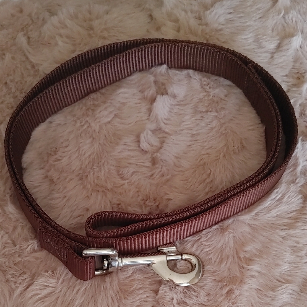 Club Monaco Brown Dog Leash
